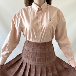 Ralph Lauren 100% bawełna pudrowa koszula M