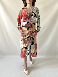 100% wiskoza sukienka we wzory