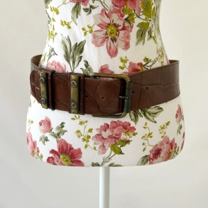 100% skóra naturalna szeroki gorsetowy pasek