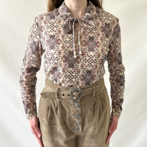 wełniana vintage koszula paisley