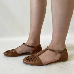 100% skóra naturalna buty t-bar topshop