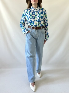 vintage jeansy wysoki stan bawełna Picaldi Jeans